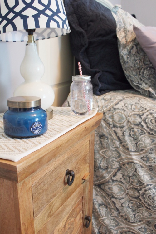 Rustic Nightstand and pretty details